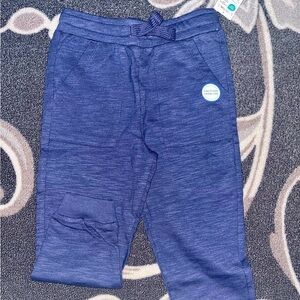 Comfy cotton joggers with drawstring waist and elastic ankles.